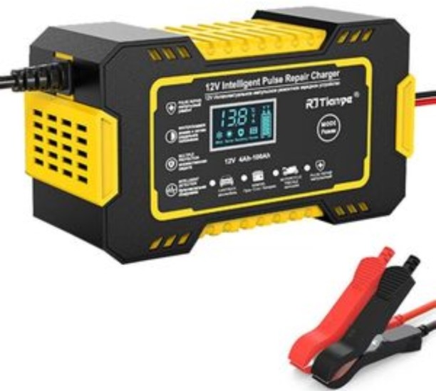 RJ Tianye 12V Intelligent PulseRepair Charger Battery Jumper Kit