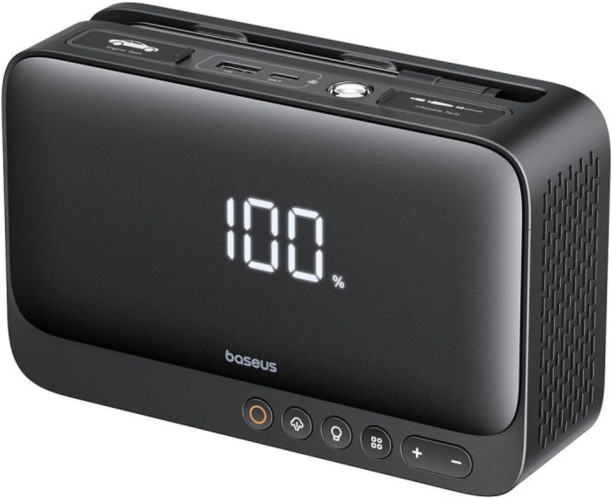 Baseus Super Energy Series 4-in-1 Car Jump Starter 600A Cluster Black Portable Jump Starter