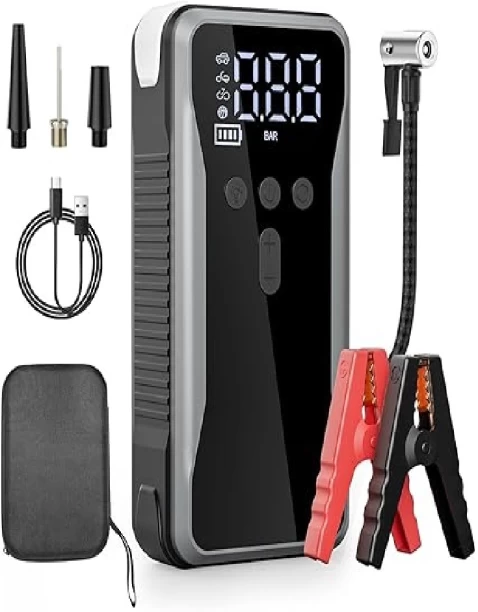 Simply More 4 In 1 Car Emergency Booster Battery Jumper Kit