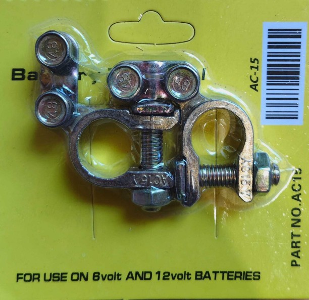 Spartan Supplies Negative & Positive Battery Terminal Clamp