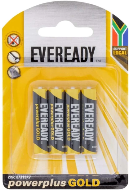 Eveready Power Plus Gold AAA Zinc Chloride  Battery