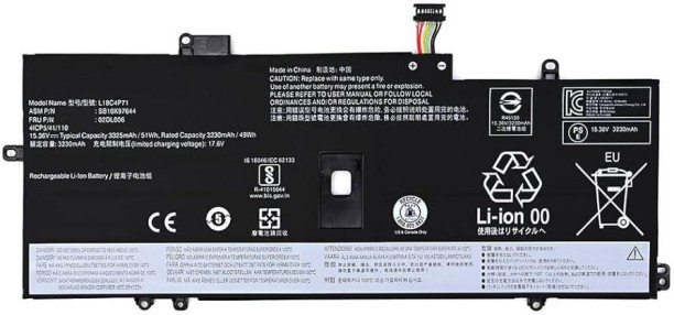 Generic Battery for X1 Carbon Gen7, X1 Yoga Gen4 Series (L18C4P71) Lithium-ion  Battery