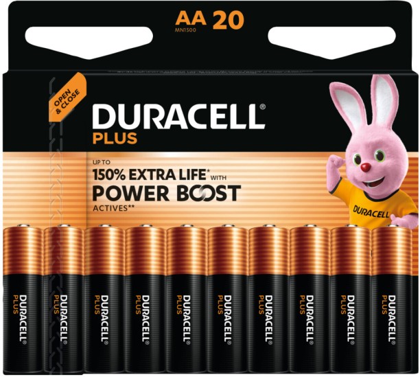 Duracell Plus AA Power Boost Alkaline  Battery