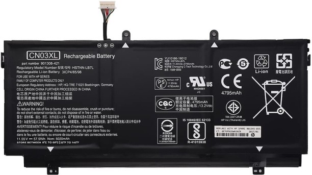 Generic Battery for Envy 13-AB series (CN03XL, HSTNN-LB7L) Lithium Polymer  Battery