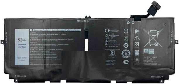 GENERIC Battery for XPS 13 9300, 9310, 9380 (2020) - 722KK Lithium Polymer  Battery
