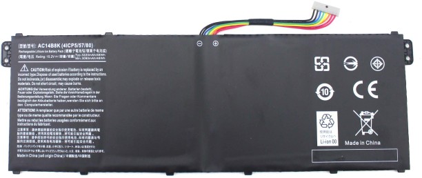 Generic Battery for Acer S1-521,Chromebook 13,E3-111,B115-M (AC14B8K, AC14B3K) Lithium-ion  Battery