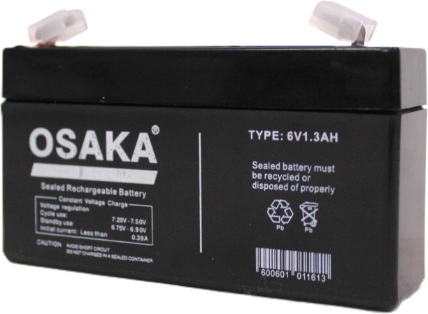 OSAKA 6V 1.3AH Sealed Lead-Acid (SLA)  Battery