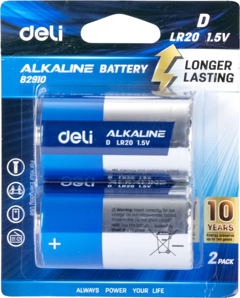 Deli D 1.5V Alkaline  Battery