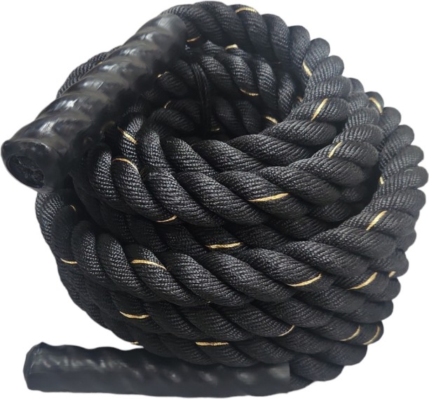 ELCTRO WORLD Battle Rope For Upper Body Workouts - 9m Battle Rope