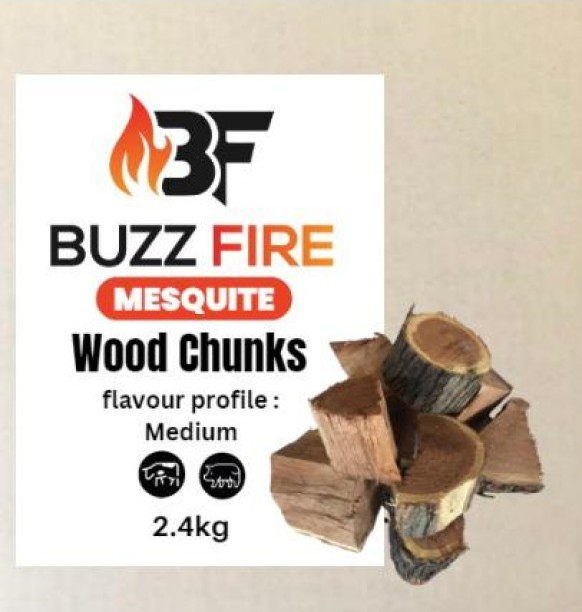 Buzz Fire Mesquite Wood Chunks