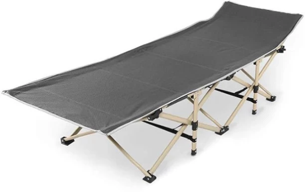 GTENERIC Urbancart ® Portable Outdoor Folding Ergonomic Design Camping/Garden Cot Bed with Carry Bag Cover.. 5 cm King High Density (HD) Foam Mattress