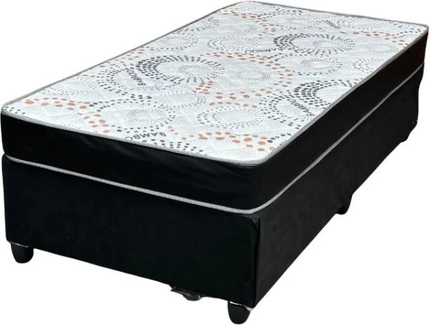 ANKA Cooling Comfort: Single Bamboo Mattress – Moisture Wicking & Durable 91cm Base not included 15 cm Single PU Foam Mattress