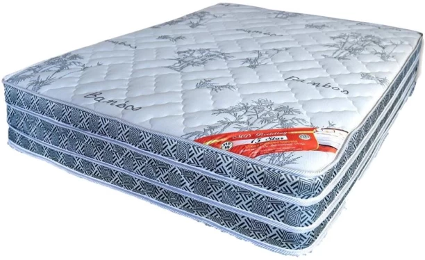 MD BEDDING 15 Star (Double) Euro Top Foam 25 cm Double High Density (HD) Foam Mattress