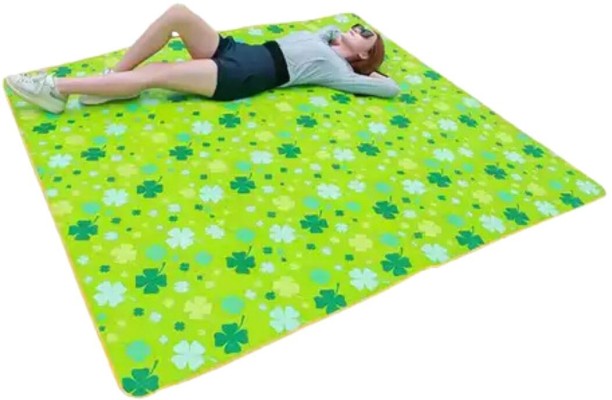 Generic Thickened Outdoor Foldable Picnic Mat For 3 Persons 200x180 0.6 cm Single PU Foam Mattress