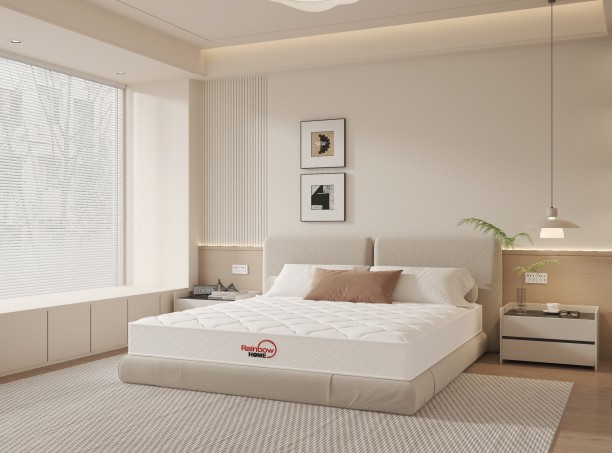 Rainbow Home Centre New York 19 cm Double Bonnell Spring Mattress