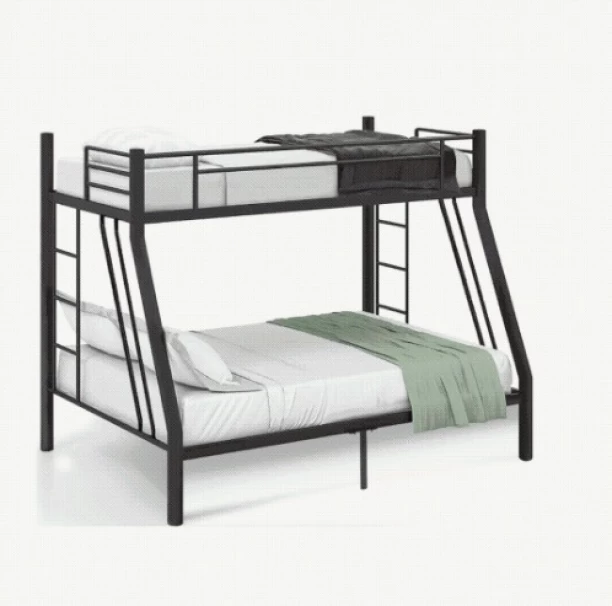 Triple Bunk Beds Stand Metal Twin Over Bunk Bed for Kids Teens Triple Bunk Beds Metal Twin Over Bunk Bed Double Bed
