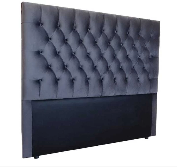 BELLA DIAMOND PLEATED BELLA HEADBORD Queen NA Bed