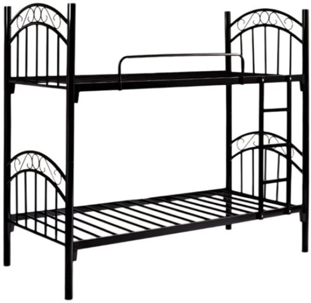 WOODLY Stylish Double Bunk Metal Bed Frame Double Bed