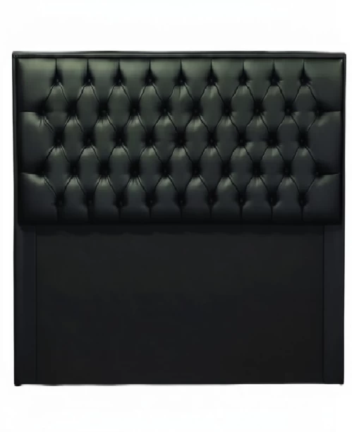 Bedplanet Furniture Leather Diamond Tufted Queen Bed Headboard Bed Frame