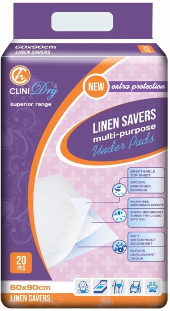 Clinihealth Linen Savers 60x90cm – 20s 100 TC Fleece Queen 3D Printed Flat Bedsheet Kids