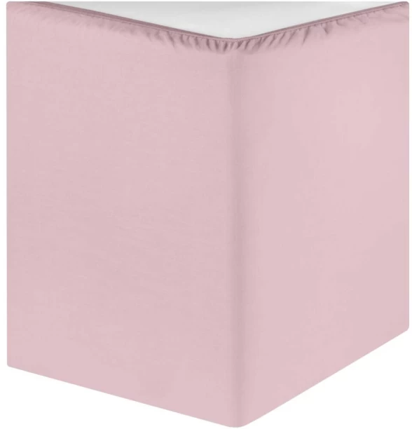 Primaries Bed Wrap 144 TC Polycotton Queen Solid Fitted (Elastic) Bedsheet Adults