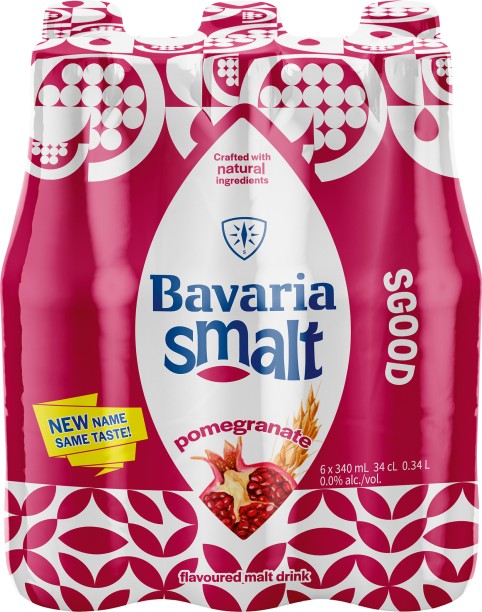 Bavaria Pomegranate Flavoured Malt Non Alcoholic Beer Bottle
