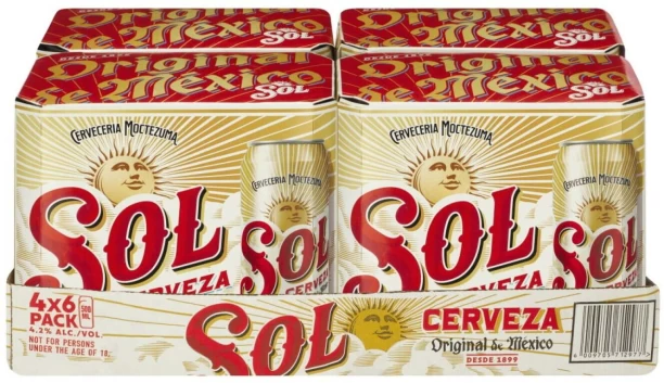 SOL Cerveza Lager Can