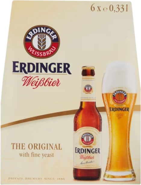 Erdinger Weissbier Craft Beer Bottle