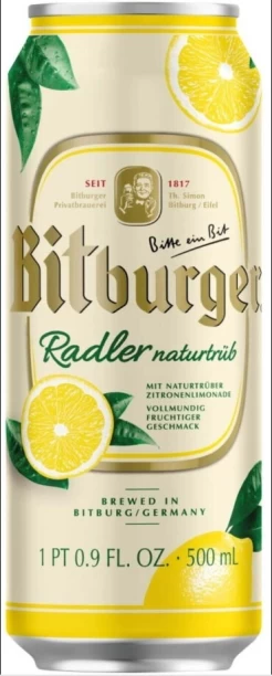 Bitburger Radler Pilsner Can