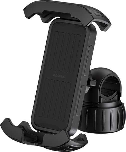 Baseus QuickGo Series Bike Phone Mount Cluster Black Bike Mobile Holder