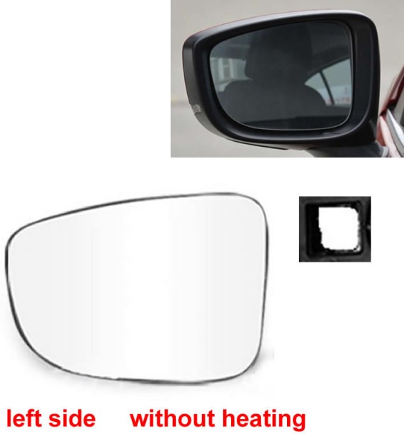 GTAL (1PCS left no heating)For Mazda 3 Axela 2017 2018 2019 Car Accessories Door Wing Rear View Mirrors Reflective Bike Mobile Holder
