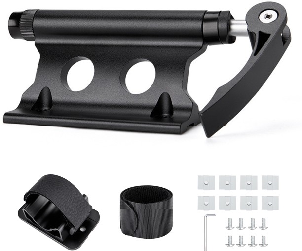 Heartdeco Alloy Quick Release Universal Fork Mount Bike Block for Car Rack Truck Bed Bike Storage Stand