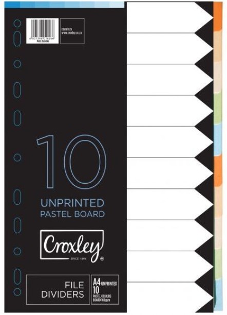 Croxley DIV147829 Binder Index Divider