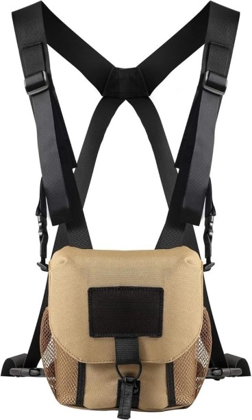 P Concepts Universal Binoculars Case/Bag w/ Harness Max Protection & Carrying Capacity Binoculars