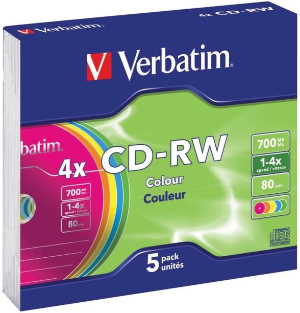 Verbatim CD-RW 700 MB Blank Media