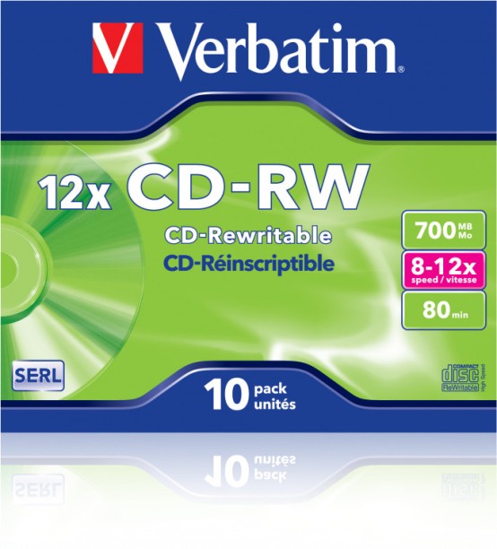 Verbatim CD-RW 700 MB Blank Media