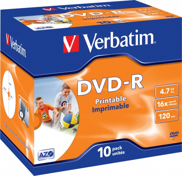 Verbatim DVD-R 4.7 GB Blank Media