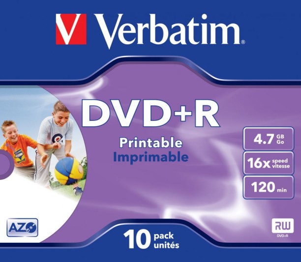 Verbatim DVD+R 4.7 GB Dual Layer Blank Media