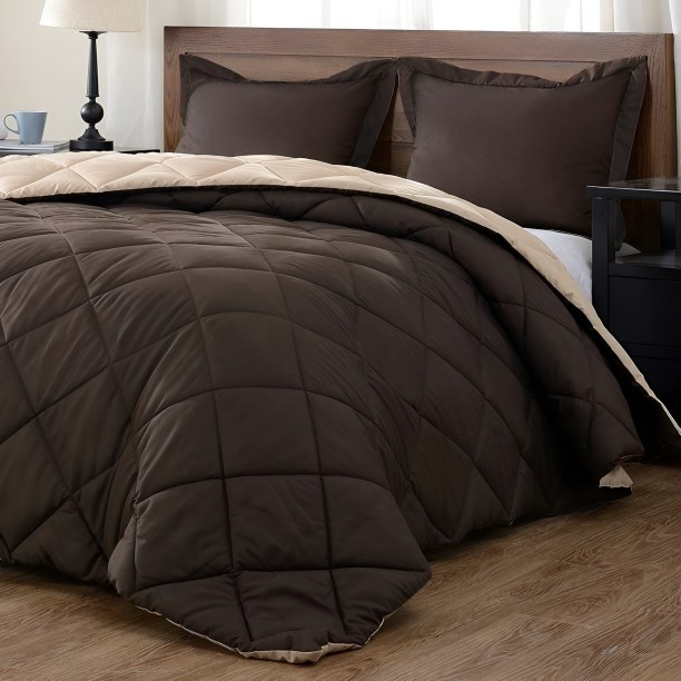 SMTE (180 cm x 210 cm) Stunning Reversible comforter (Fleece Blanket)