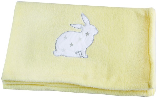 Minx (150 cm x 114 cm) Baby Designer Bunny Range - Soft Baby Blanket (Fleece Blanket)