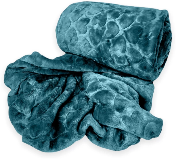 SMTE (180 cm x 210 cm) Fleece Blanket 24-39 - Teal (Fleece Blanket)