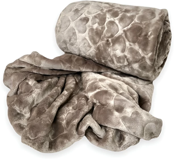 SMTE (200 cm x 150 cm) Acesa Premium Quality Fleece Blanket For Winter - Brown (Fleece Blanket)