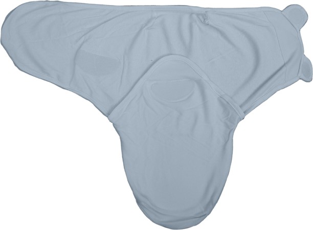 Snuggletime (76 cm x 76 cm) Swaddle Wrap - Blue (Swaddling Baby Blanket)