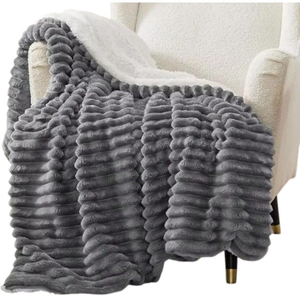 generic (100 cm x 150 cm) -soft warm fluffy thick fleece -throw -blanket (Throw)