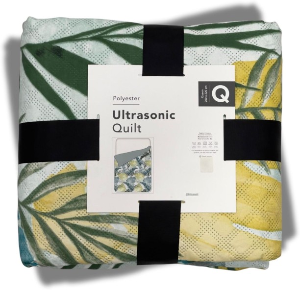 AH (220 cm x 200 cm) Polyester Ultrasonic Tropical Quilt - Queen (Quilt)