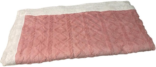 Fleece Warm Fluffy Throw Soft Blanket - All Season-Fleece Blanket-200*230cm - (24 cm x 18 cm) Soft Fleece throw For winter-Pink (Throw)