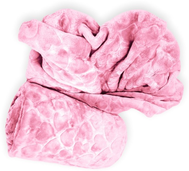 SMTE (150 cm x 210 cm) Rainbow - Fleece Blanket 210x180cm - Warm Winter Throw - Blush Pink (Fleece Blanket)