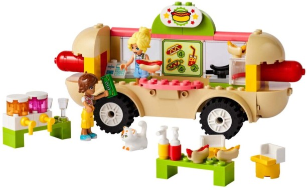 Lego HOT DOG FOOD TRUCK Characters