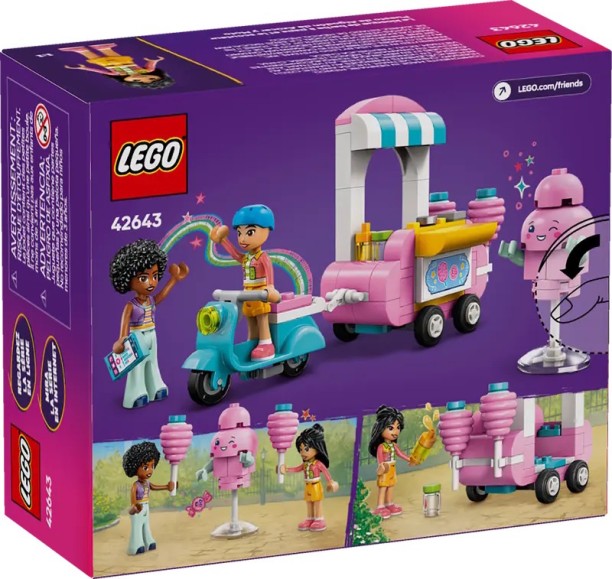 LEGO Candyfloss stand and scooter Characters
