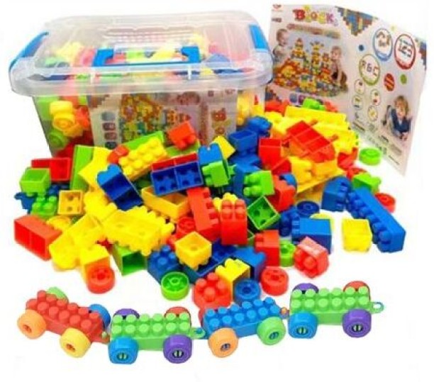 HEMCO 192Pcs Creative Learning Building Blocks Toy for 3-15 Years Kids B4877 Soft Blocks